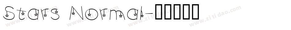 Stars Normal字体转换
